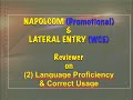 2 napolcom promotional and lateral entry wce qa review language proficiency  correct usage