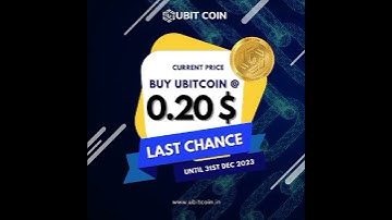 Last chance to Ubitcoin at $0.20 until December 31 2023. Secure your #ubit #ubitcoin #umt #unitymeta