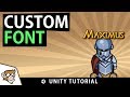Using Custom Fonts with Text Mesh Pro