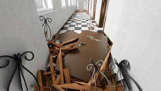 Celebrity Corridor Destruction, Blender Eevee Animation, rigid body simulation, physics Net Worth