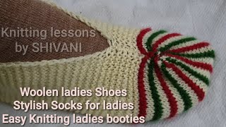 woolen ladies shoes