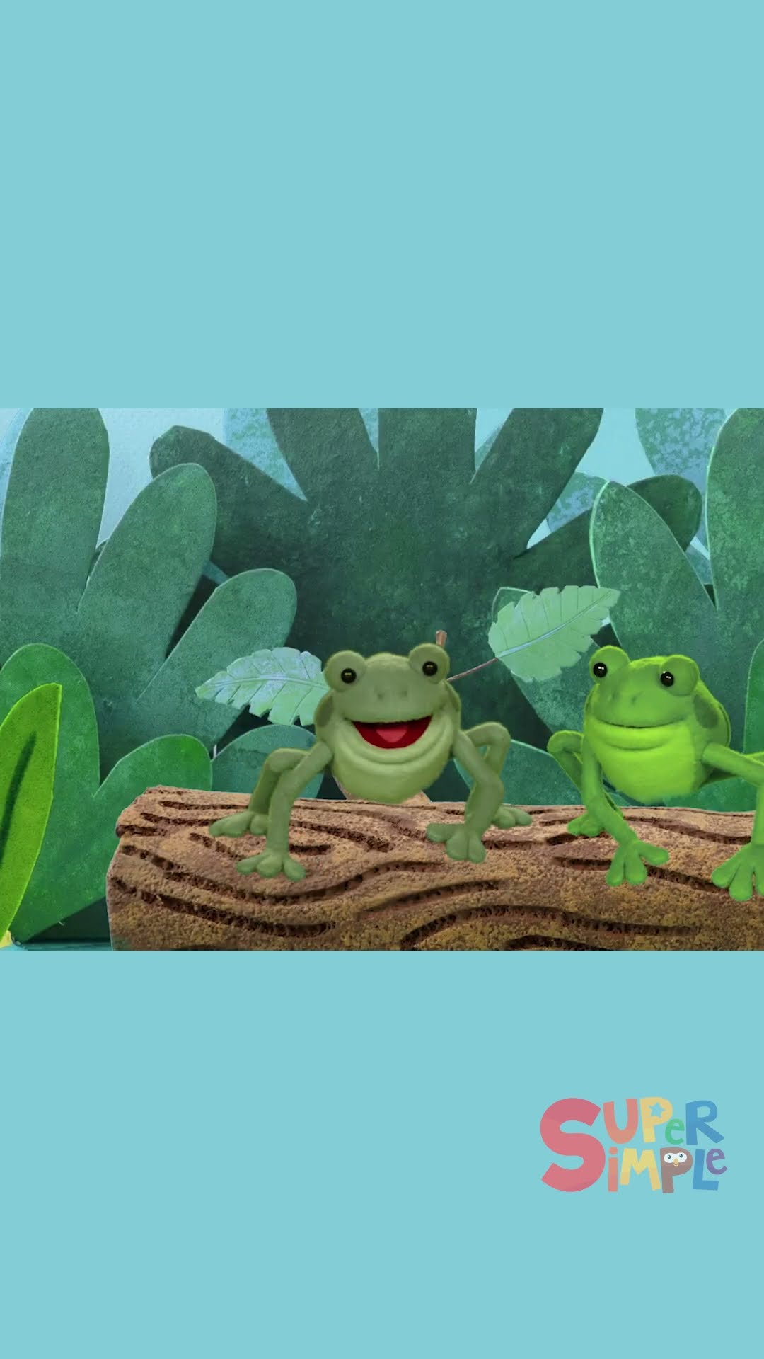 Five Little Speckled Frogs #kidssongs #nurseryrhymes #childrensmusic #supersimplesongs
