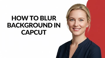 How to Blur Background In Capcut - Julia