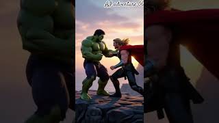 Hulk And Tror Are Fighting