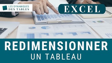 Excel Formulas: Resize a table