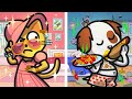 Opposites attract cat vs dog  emojitown compilation