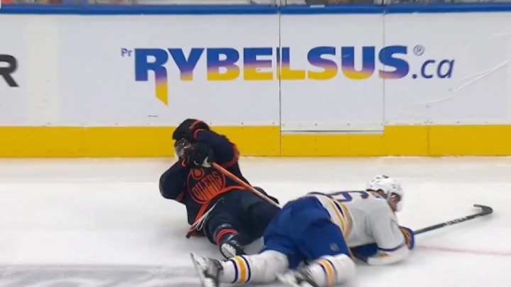 Dylan Holloway Leaves Game After Hit From Ilya Lyu...