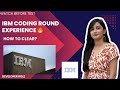 IBM Coding Round Experience 2026 | Top Questions, Topics &amp; Strategy | Developer Role