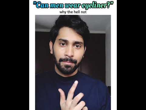 How To Wear Eyeliner | Men's Eye Makeup Tutorial | Ankush Bahuguna