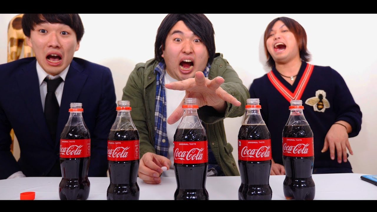 Risking my life] I tried Mentos Coke with Tatsuya Fujiwara - YouTube