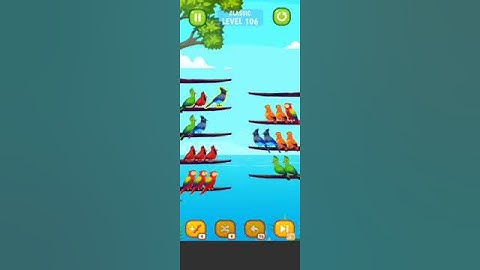 Bird sort Level106 #gaming #funnyvideo #youtubeshorts #trendingshorts #viral