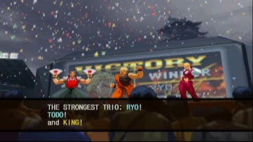 Capcom vs. SNK 2: Mark of the Millennium 2001 - Ryo/Todo/King - Arcade Mode Playthrough