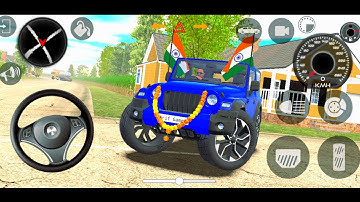 Dollar (Song) Modified Mahindra Thar👿 || Indian Cars Simulator 3D Game || Android Gameplay