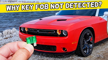 Why Key Fob Not Detected Warning Message On Dodge Challenger