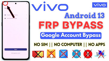 -Vivo Android 13 FRP Bypass 2024 [Without PC] All Vivo Unlock Google Account ✅ Gmail ID Lock No SIM!