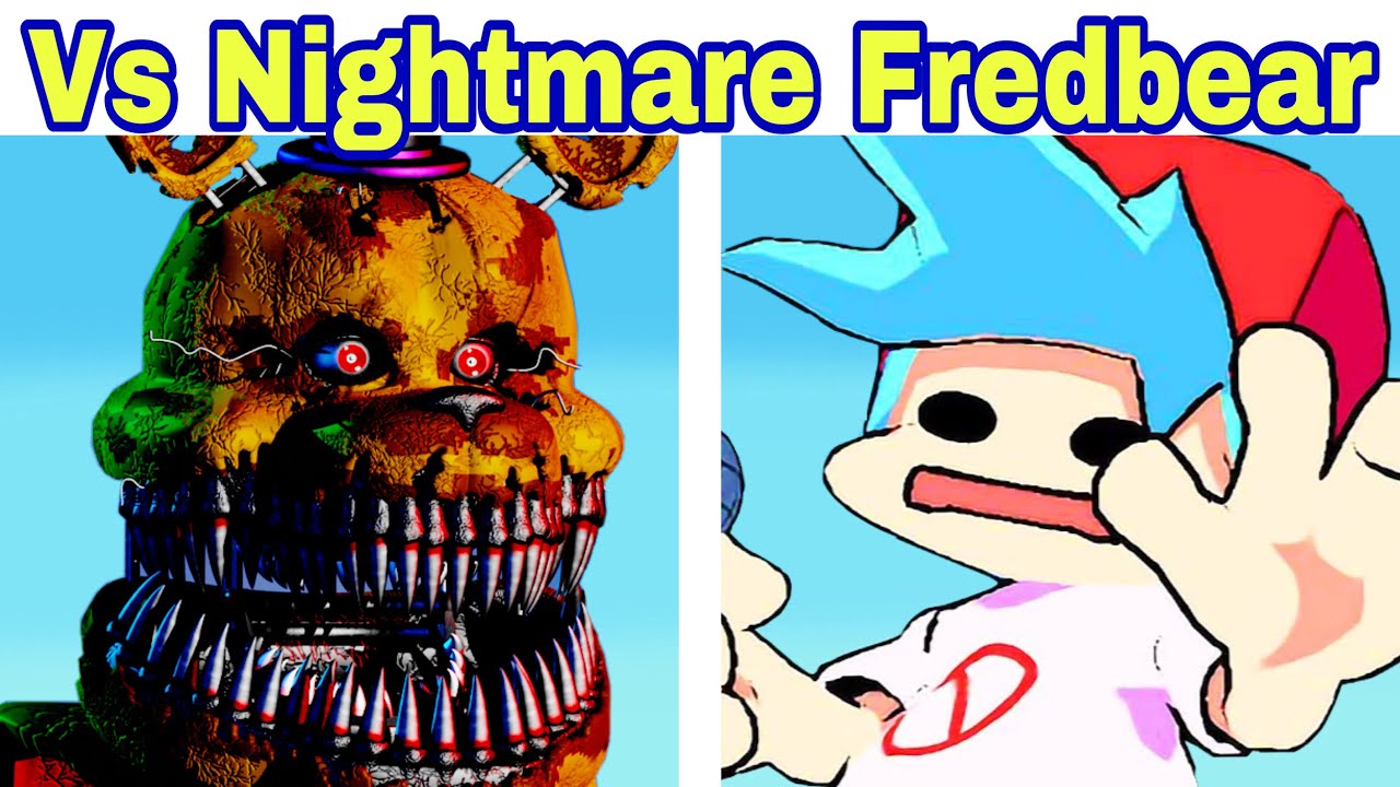 nightmare fredbear vs fnaf 4｜Pesquisa do TikTok