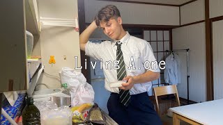 Living Alone in Japan | a day of life after school | shopping , yummy stuff
