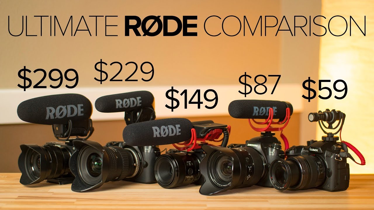 Every Rode Shotgun Video Mic Compared! $59 - $299 
