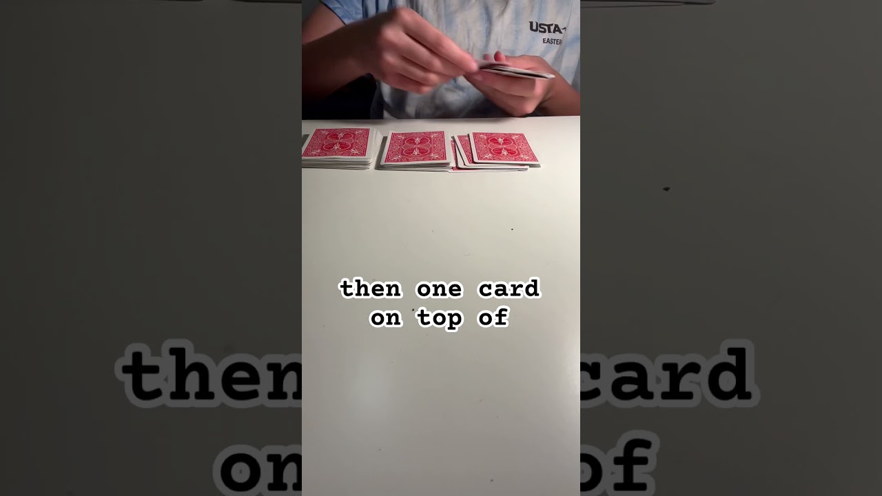 Learn this card trick in under a minute 