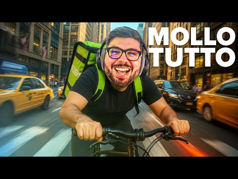 LASCIO TWITCH PER DIVENTARE UN RIDER🍔🍕Food Delivery Simulator