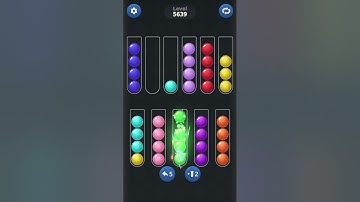 Ball Sort by Infinite Joy: Levels 5638, 5639, 5640