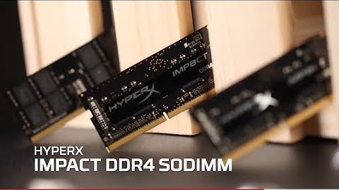DDR4 SODIMM Memory Automatically overclock up to 3200MHz – HyperX Impact