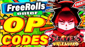ALL 50 NEW *SECRET* UPDATE CODES in SLAYERS UNLEASHED CODES! (Slayers Unleashed Codes) ROBLOX