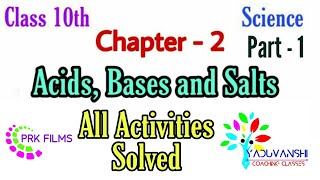 Chapter 2 Acids Bases and Salts | All Activities Solved | Class 10 | Science | CBSE NCERT HBSE KVS