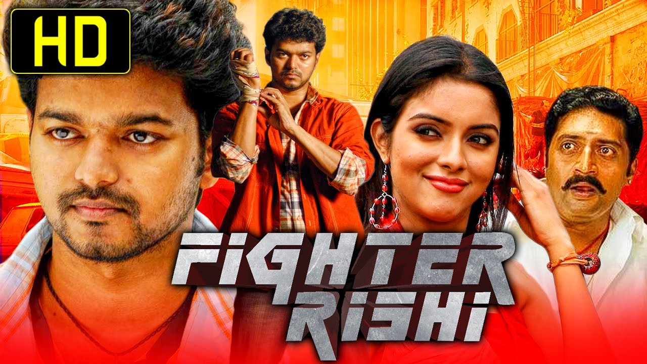 Fighter Rishi (HD) Thalapathy Vijay's Blockbuster Hindi Dubbed Movie | Asin, Prakash Raj