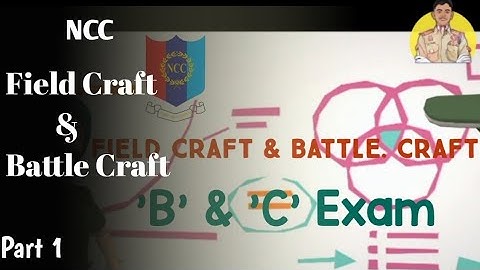 NCC FIELD CRAFT & BATTLE CRAFT - PART 1 [ WRITTEN BY R.GUPTA