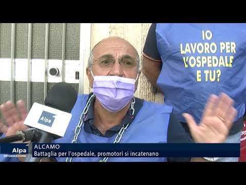 Clamorosa  protesta a salvaguardia dell'ospedale di Alcamo. Borruso e presidente ACAL si incatenano