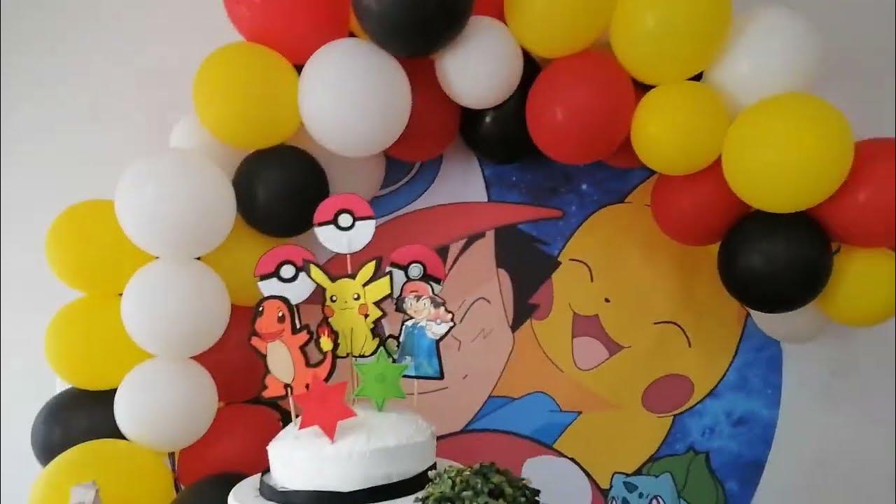 arco de globos pokemon decoración pokemon centros de mesa pokemon   Cumpleaños de pokemon, Decoracion cumpleaños pokemon, Fiesta de cumpleaños  pokemon