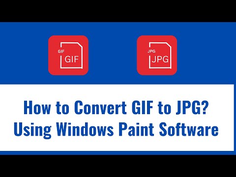 How to Convert JIF to JPG Picture Format Using Windows Paint Software