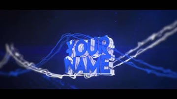 FREE Intro Electro Splines Sync #4 Готовое 3D интро