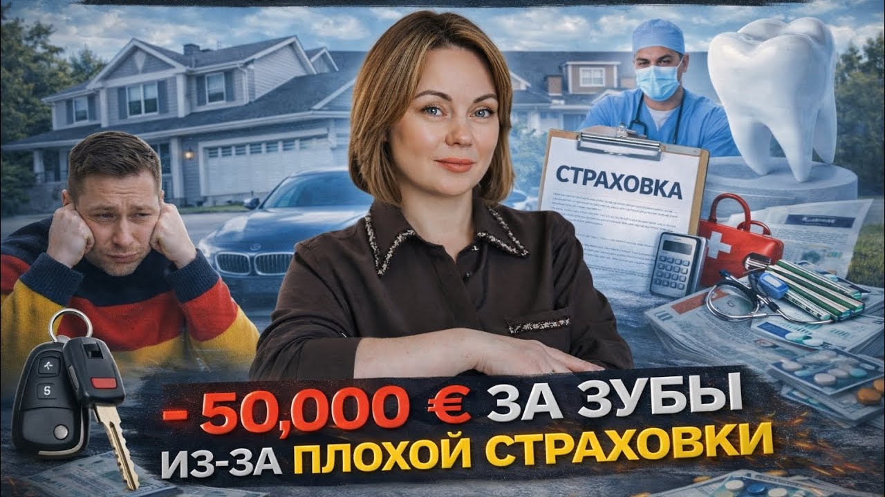 Страховой навигатор в Германии. Как не потерять 100 000€ в Германии из-за одной ошибки.