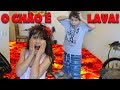 SALVE-SE QUEM PUDER! O CHÃO É LAVA 🔥 DIFERENTE Maria Clara & JP THE FLOOR IS LAVA CHALLENGE