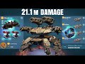[WR] 21.1M Damage DEVOURER w/ 530% Arbiter Equalizer (Frederick) | War Robots Gameplay