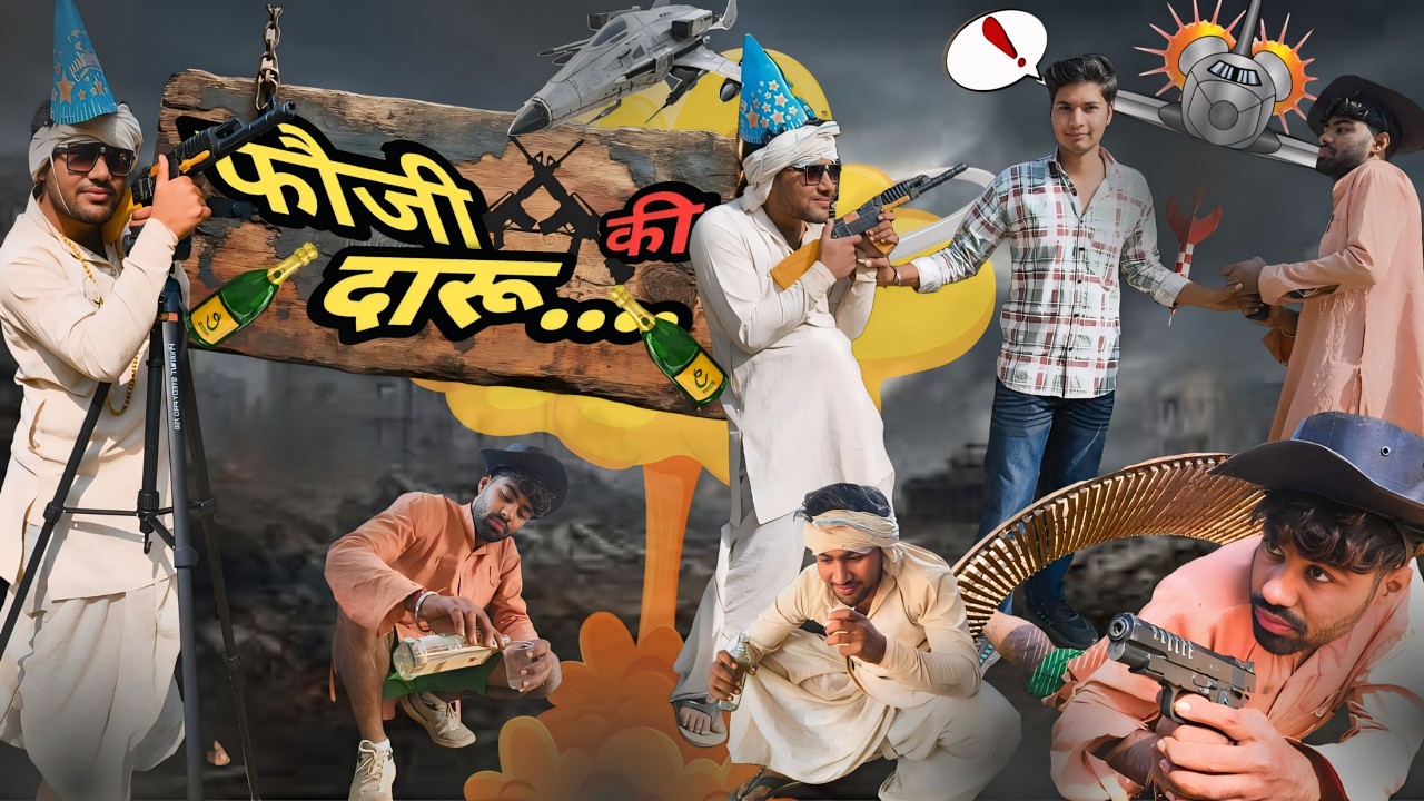 दारू को पी कर ताऊ और काडू ने की फ़ौज की परेड\ताऊ और काडू की मजेदार कॉमेडी वीडियो\#hindicomedy #funny