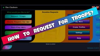 How To Request For Troops | The Clashers | Clash Of Clans screenshot 3