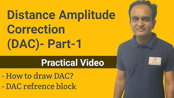 Part-1- Practical Distance amplitude correction (DAC) ll How to draw DAC ll SDH reference block