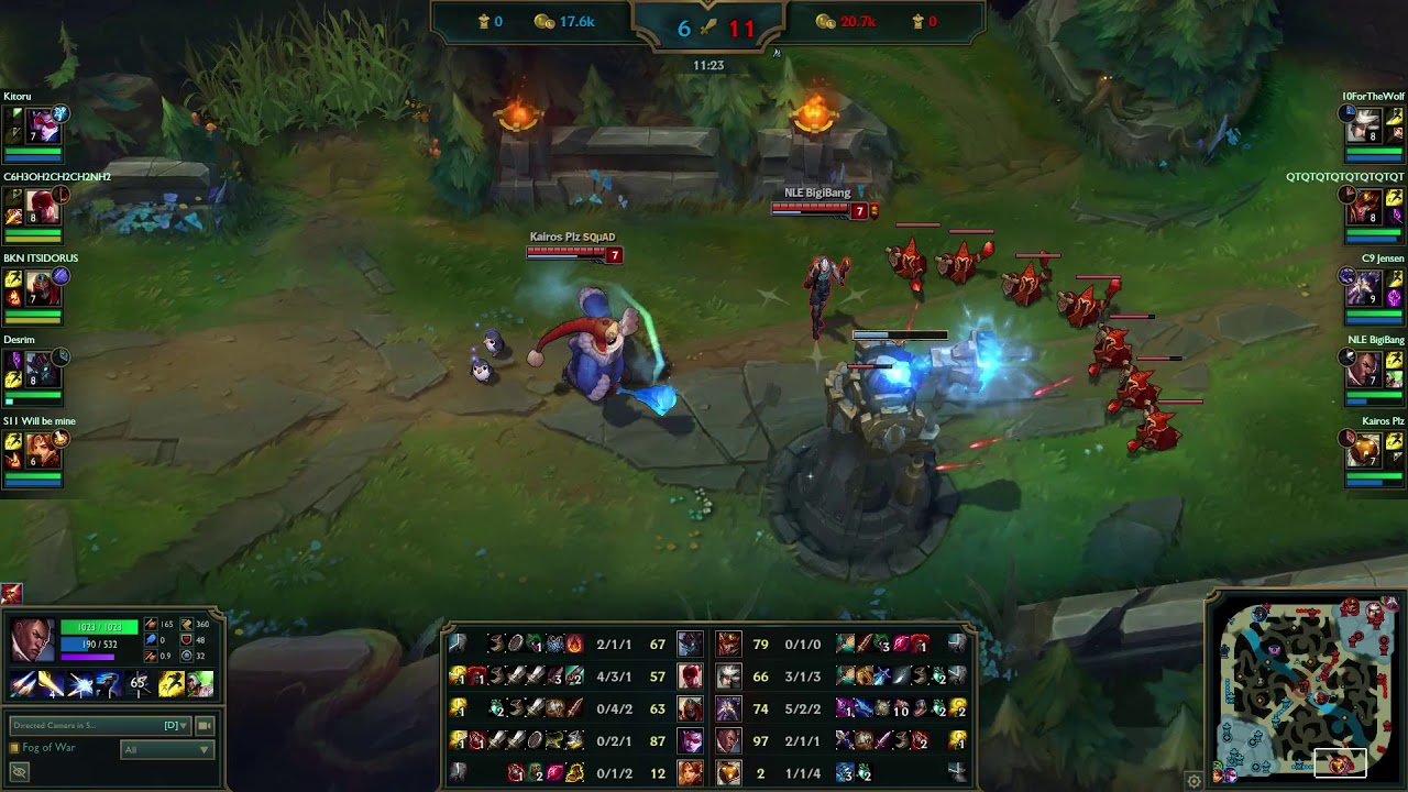 Cloud9 Jensen - Kassadin vs Zed - patch 7.22