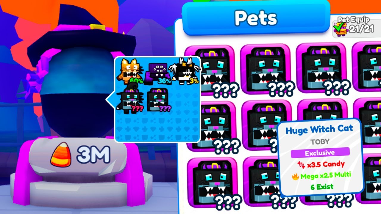 🎃 ВЫБИЛ РЕДКОГО HUGE В ХЭЛЛОУИН ОБНОВЛЕНИИ В FIGHTING LEGENDS В РОБЛОКС! ROBLOX