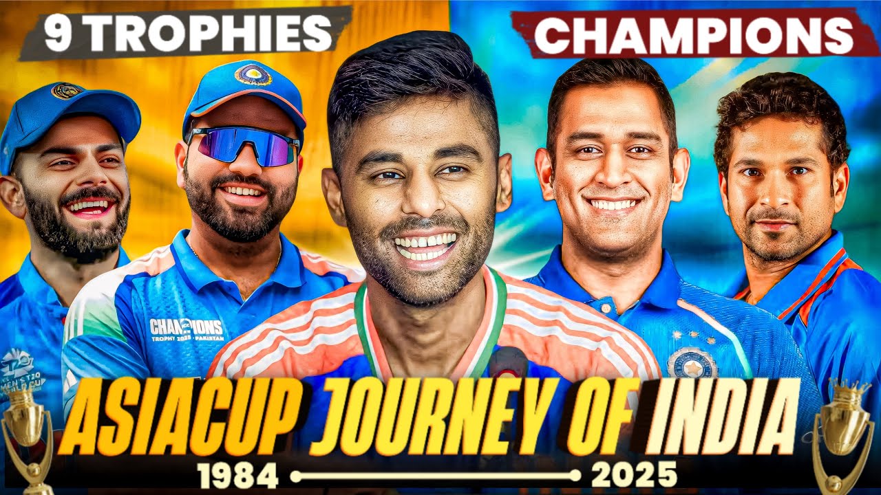The DOMINANCE of India In Asia-cup