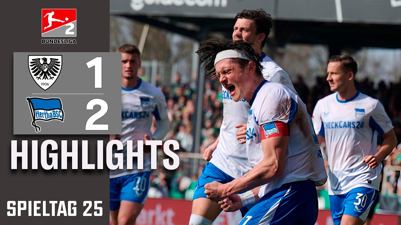 Preußen Münster - Hertha BSC | 1:2 | Zusammenfassung | 2. Bundesliga 2025/26 | münster hertha