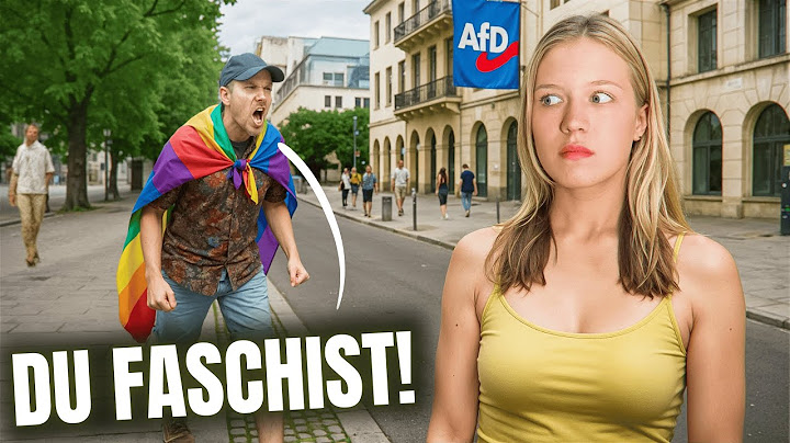 This is what happens when you walk through Berlin as a "right-wing YouTuber"...