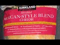 Costco Item Review Kirkland Signature Mexican-Style Blend Cheese Nutrition Facts Ingredients