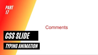 Slidetext Typing Using Html And Css Part 17