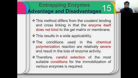 Immobilized Enzymes II | Entrapping enzyme | Interfacial polymerization | Applications of IM Enzymes