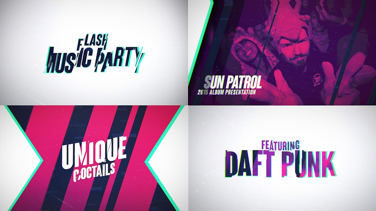 flash music party template (ae) - youtube flash music party template (ae) - youtube, Presentation templates