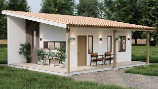 7x5 Meter Tiny House | Cozy 2 Bedroom Small Home Design